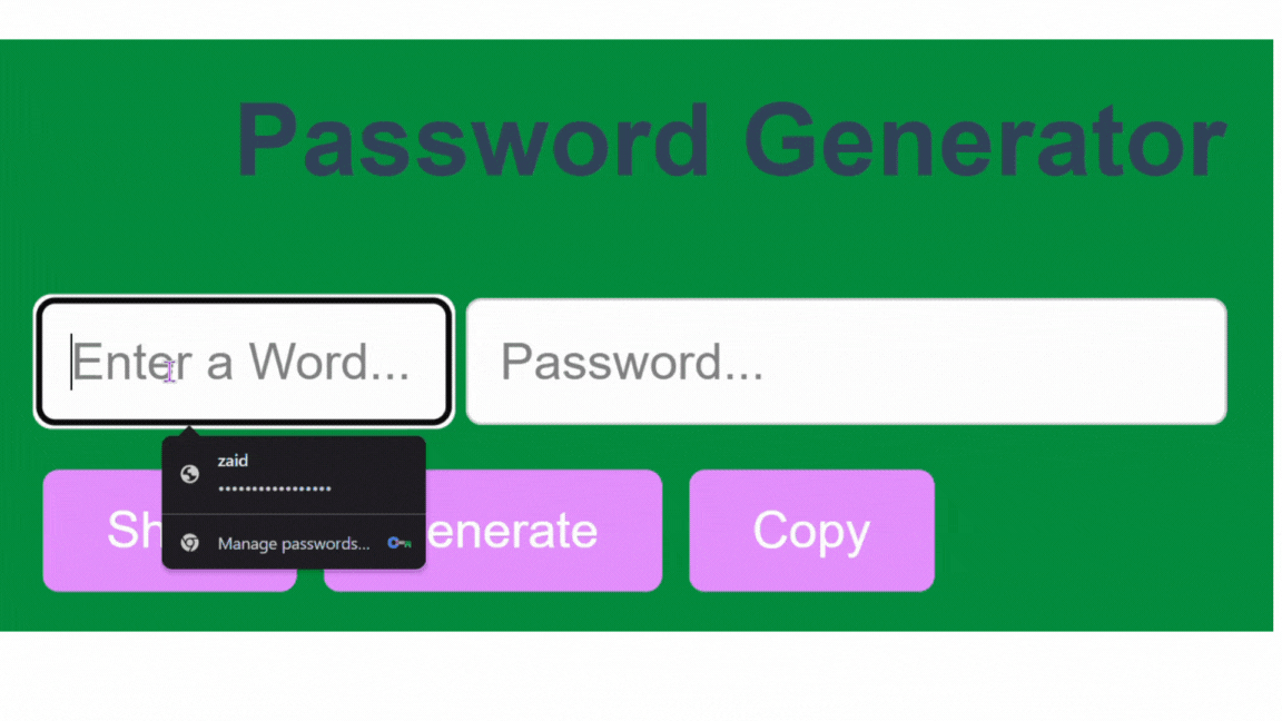 Password Generator